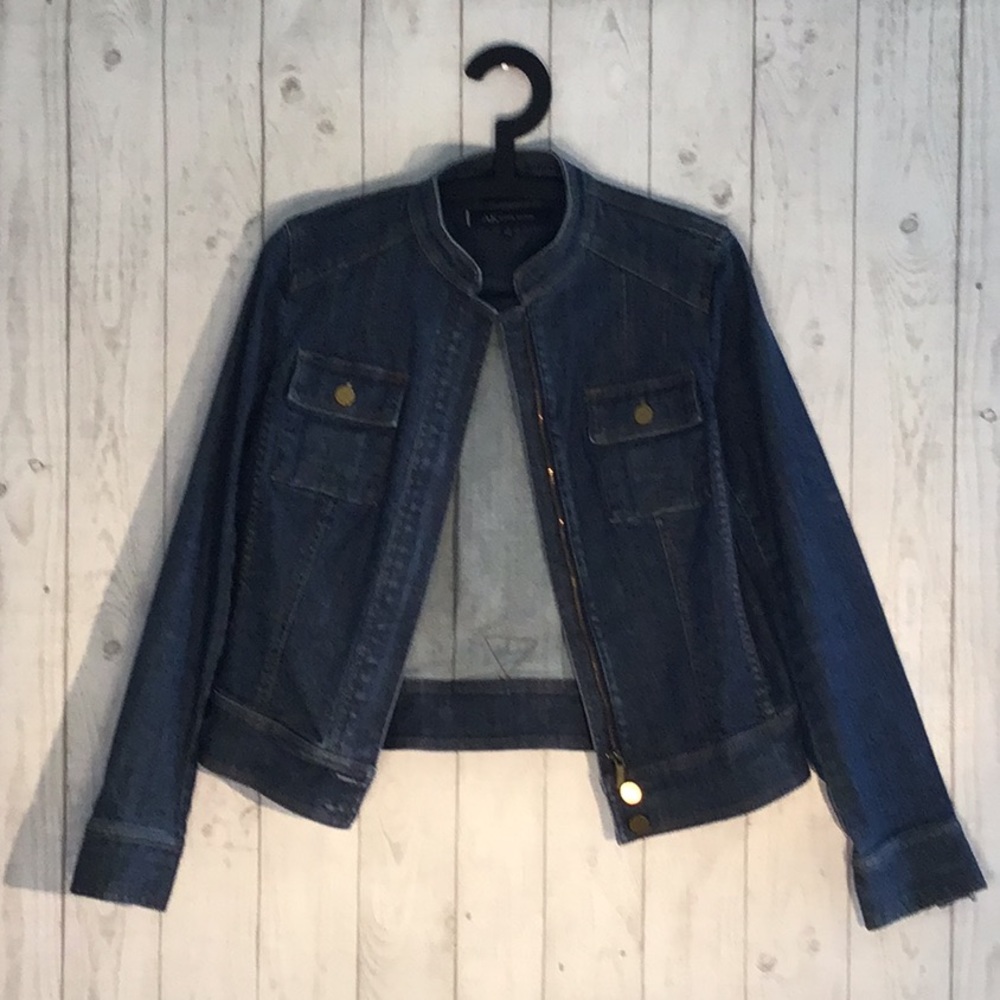 Ladies S Anne Klein Stretch Jean Jacket